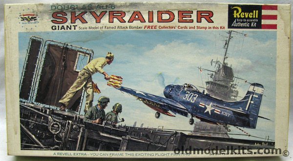 Revell 1/40 Douglas AD-6 Skyraider (AH-1) Navy Attack Aircraft - 50 Years of Naval Aviation Issue, H260-298 plastic model kit